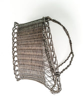 Load image into Gallery viewer, Vintage Aluminum Woven Metal Wire Basket for flowers, candy, sweets, small fruits, etc
