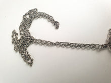 Load image into Gallery viewer, Vintage Pretty Lady Painting On Porcelain Setting Cable Chain Necklace
