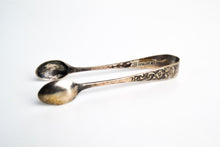 Load image into Gallery viewer, Vintage EPNS UMC &amp; S A1 Silver Plate Sugar / Ice Tongs , Ornate Flower Design Handle, Collectors Item Vintage
