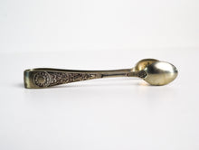 Load image into Gallery viewer, Vintage Nickel Silver Sugar / Ice Tongs , Ornate Design Handle, Collectors Item Vintage
