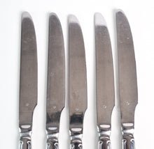 Load image into Gallery viewer, 5 x Vintage Stainless Steel Dinner Knives
