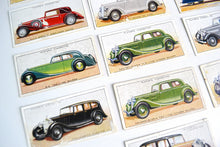Load image into Gallery viewer, 19 Player&#39;s Cigarette Cards - Motor Cars, some duplicate cards
