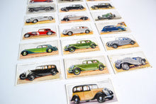 Load image into Gallery viewer, 19 Player&#39;s Cigarette Cards - Motor Cars, some duplicate cards
