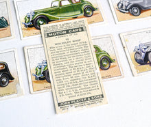 Load image into Gallery viewer, 19 Player&#39;s Cigarette Cards - Motor Cars, some duplicate cards
