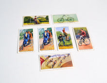 Load image into Gallery viewer, 7 Will&#39;s Player&#39;s Cigarette Cards - Cycling, some duplicate cards, Transport History Memorabilia
