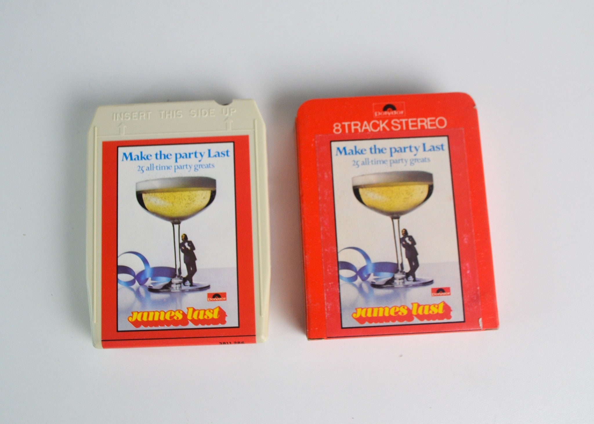 Make The Party Last , 25 All times party greats, James Last, Polydor, 8 Track Stereo Music Cartridge, RARE