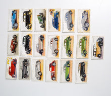 Load image into Gallery viewer, 19 Player&#39;s Cigarette Cards - Motor Cars, some duplicate cards
