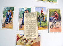 Load image into Gallery viewer, 7 Will&#39;s Player&#39;s Cigarette Cards - Cycling, some duplicate cards, Transport History Memorabilia
