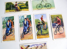 Load image into Gallery viewer, 7 Will&#39;s Player&#39;s Cigarette Cards - Cycling, some duplicate cards, Transport History Memorabilia
