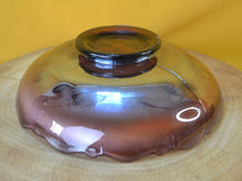 Load image into Gallery viewer, Amethyst Fenton Acorns Pattern Carnival Glass 6” Nut Bowl Vgc
