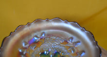 Load image into Gallery viewer, Amethyst Fenton Acorns Pattern Carnival Glass 6” Nut Bowl Vgc
