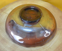 Load image into Gallery viewer, Amethyst Fenton Acorns Pattern Carnival Glass 6” Nut Bowl Vgc
