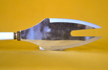 Load image into Gallery viewer, Vintage 1950s McD Stainless Meat Cheese Cake Slice Server White Plastic Handle
