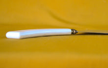 Load image into Gallery viewer, Vintage 1950s McD Stainless Meat Cheese Cake Slice Server White Plastic Handle
