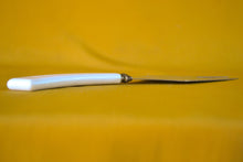 Load image into Gallery viewer, Vintage 1950s McD Stainless Meat Cheese Cake Slice Server White Plastic Handle
