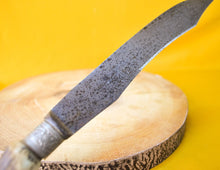 Load image into Gallery viewer, Vintage WM A Rogers Stag Horn Handle Kitchen Knife – 39cm Antique Chef Ware, Collectible Kitchen Tool
