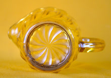 Load image into Gallery viewer, Vintage  Retro amber brown Glass Milk Jug Pitcher, 9.4cm tall, Kitchenalia
