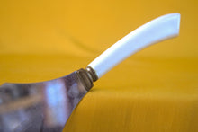 Load image into Gallery viewer, Vintage 1950s McD Stainless Meat Cheese Cake Slice Server White Plastic Handle
