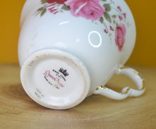 Load image into Gallery viewer, Queen Anne Bone China Cup &amp; Saucer, Pink Rose Floral Pattern
