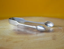 Load image into Gallery viewer, Silver Plated Sugar Tongs BP Mark Britannia Plate Maker Mark
