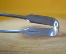 Load image into Gallery viewer, Silver Plated Sugar Tongs BP Mark Britannia Plate Maker Mark
