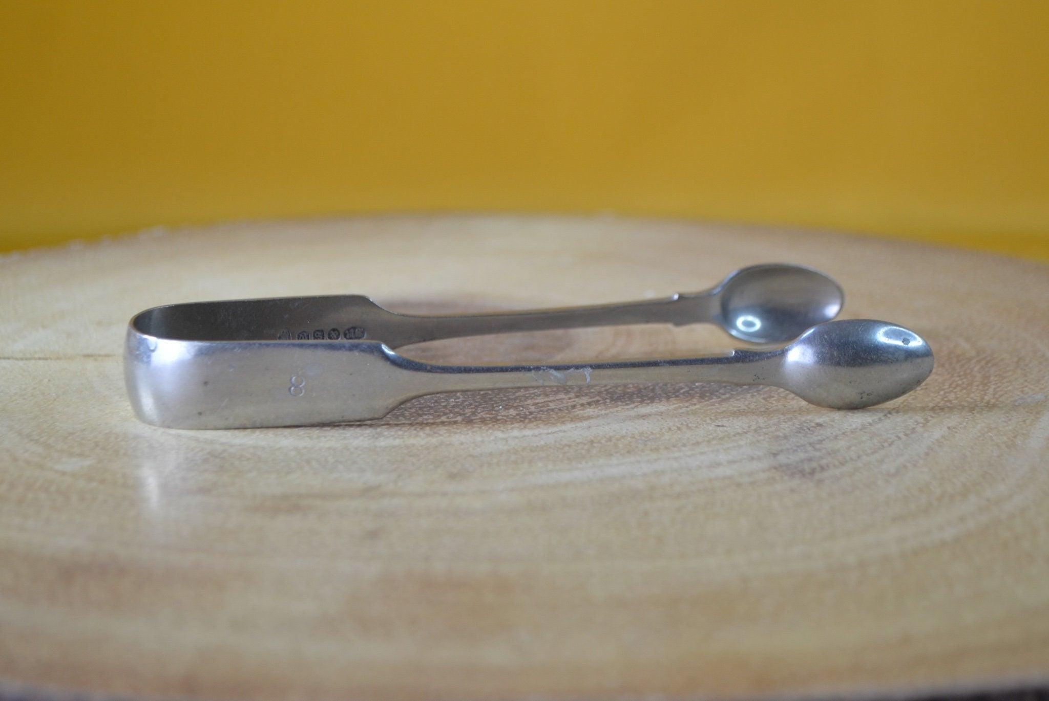 Silver Plated Sugar Tongs BP Mark Britannia Plate Maker Mark