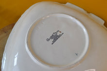 Load image into Gallery viewer, Vintage Carlton Ware Apple Blossom pale green leaf shaped bowl dish 24 cm
