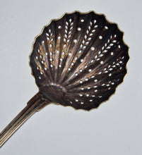 Load image into Gallery viewer, C.R. CARLSTROM Silver Plate Pierced Serving Spoon, Vintage Kitchenalia, Large Size, 22cm long
