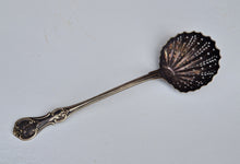 Load image into Gallery viewer, C.R. CARLSTROM Silver Plate Pierced Serving Spoon, Vintage Kitchenalia, Large Size, 22cm long
