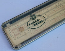 Load image into Gallery viewer, Vintage A.w. Faber Castell 111/98 Electro Rule Ruler with manual - Made In Germany - Perfect In Case
