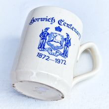Load image into Gallery viewer, Vintage 1972 Horwich Centenary ceramic mug Lancashire 1872-1972 Copia est Labor
