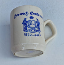 Load image into Gallery viewer, Vintage 1972 Horwich Centenary ceramic mug Lancashire 1872-1972 Copia est Labor
