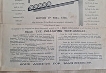 Load image into Gallery viewer, Vintage Advert Page for S &amp; J Watts and Co Manchester Haberdashery Deparment, The Automatic Reel Repeater Counter Case
