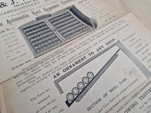 Load image into Gallery viewer, Vintage Advert Page for S &amp; J Watts and Co Manchester Haberdashery Deparment, The Automatic Reel Repeater Counter Case
