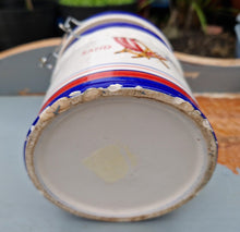Load image into Gallery viewer, Vintage Coastal Beach Sailing Boat Nautical Theme Ceramic Canister Storage Jar Kitchenalia
