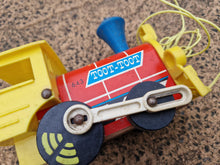 Load image into Gallery viewer, Vintage 1960s Fisher-Price Toot-Toot Pull-Along Toy Train - Model 643
