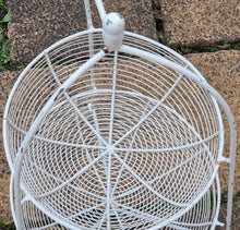 Load image into Gallery viewer, Vintage French style metal wire work fruits and vegetable basket 2 tier 49cm High Painted Cream
