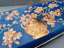 Load image into Gallery viewer, Macfarlane Lang &amp; Co Biscuit Tin Beautful Cherry Blossom Design Art Deco Style c1930s
