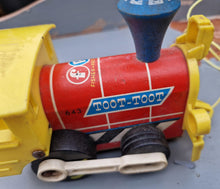 Load image into Gallery viewer, Vintage 1960s Fisher-Price Toot-Toot Pull-Along Toy Train - Model 643
