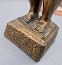 Load image into Gallery viewer, Vintage Bruxelles Heavy Brass Figure Figurine Statue Belgium 1960s Large Size 19cm Tall
