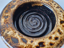 Load image into Gallery viewer, Vintage Honeycomb Pottery Shallow Planter Bowl / Ashtray – 15 cm Diameter
