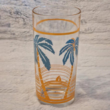 Load image into Gallery viewer, Vintage Mid-Century Palm Tree and Sailboat Glasses Set of 3 1950s
