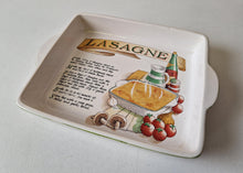 Load image into Gallery viewer, Vintage RAYWARE Ceramic Baking Dish Quality Lasagne Tray Size: 23 x 20 x 4 cm
