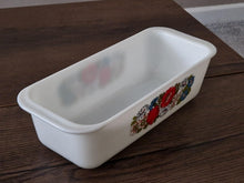 Load image into Gallery viewer, Vintage Pyrex Glass Loaf Dish – 1982 Country Floral Design – Made in England

