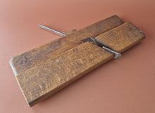 Load image into Gallery viewer, Antique wooden moulding plane old woodworking plane tool , Vintage Old Used
