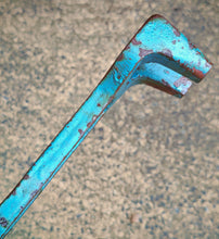 Load image into Gallery viewer, Vintage Cast Iron Basin Wrench 26cm Heavy Duty Plumber’s Tool Industrial Blue
