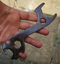 Load image into Gallery viewer, Vintage Multi-Head Bicycle/Spanner Wrench Mechanic Tool Made in England 14.5cm
