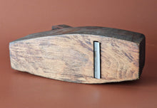 Load image into Gallery viewer, Antique Beech Wood Coffin Shaped Hand Plane Carpentry Woodworking Tool Cast Stee
