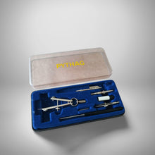 Load image into Gallery viewer, Vintage Pythag drafting compass drawing set In Case
