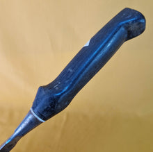 Load image into Gallery viewer, Vintage Bevel Edged Wood Chisel. Black Plastic Handle, 24.5cm long
